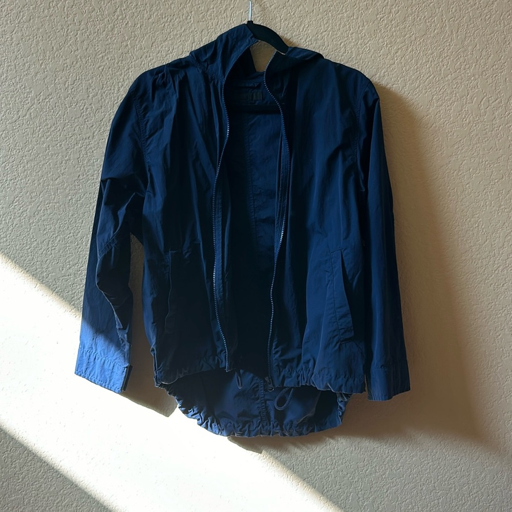 Blue Uniqlo Windbreaker